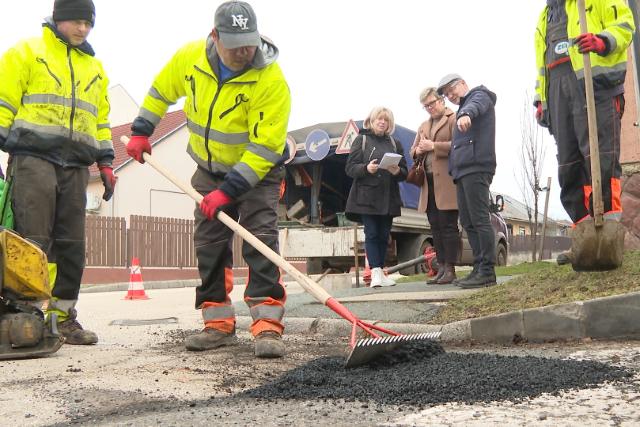 Kátyúznak – Javítják az úthibákat Zalaegerszegen