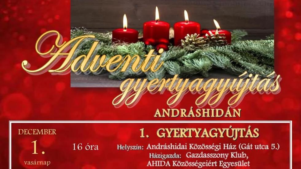 Adventi gyertyagyjts Andrshidn