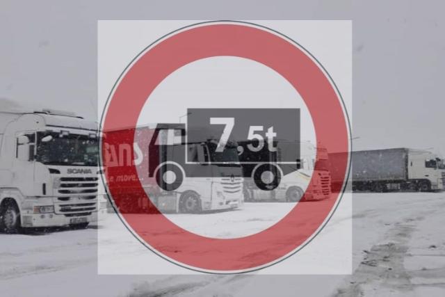 Korlátozták a kamionforgalmat Zalában