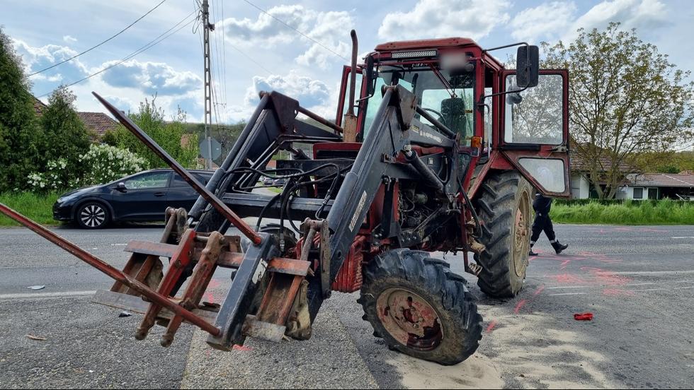 Hallos balesetet okozott a traktoros - jogers tlet szletett