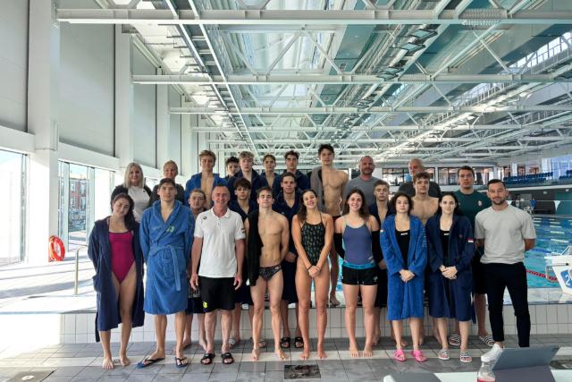 Zalaegerszegen edzőtáborozott a magyar nyíltvízi úszóválogatott