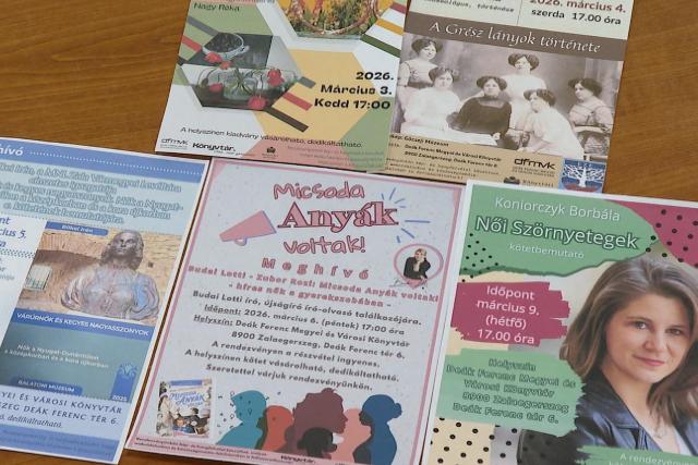 Programsorozattal készül nőnap alkalmából a Deák Ferenc Megyei és Városi Könyvtár